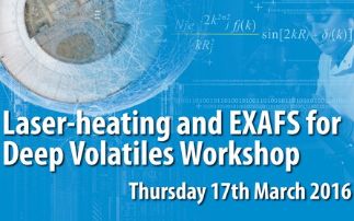 Laser-heating and EXAFS for Deep Volatiles Workshop