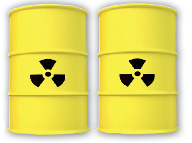 nuclear storage drums