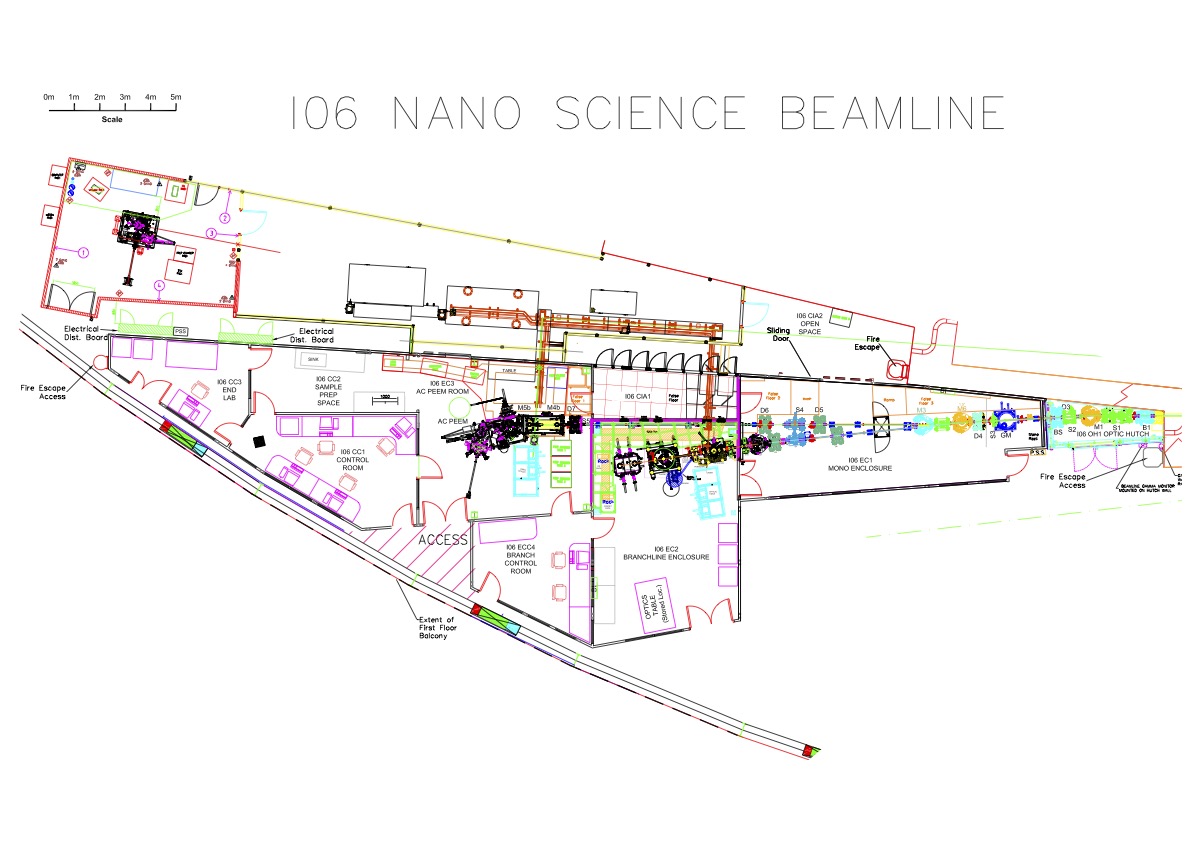 I06 beamline layout