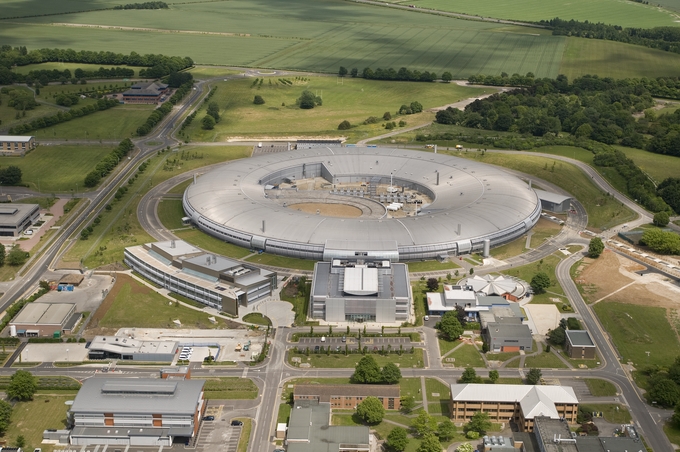 Aerial view of Diamond Light Source, Oxfordshire