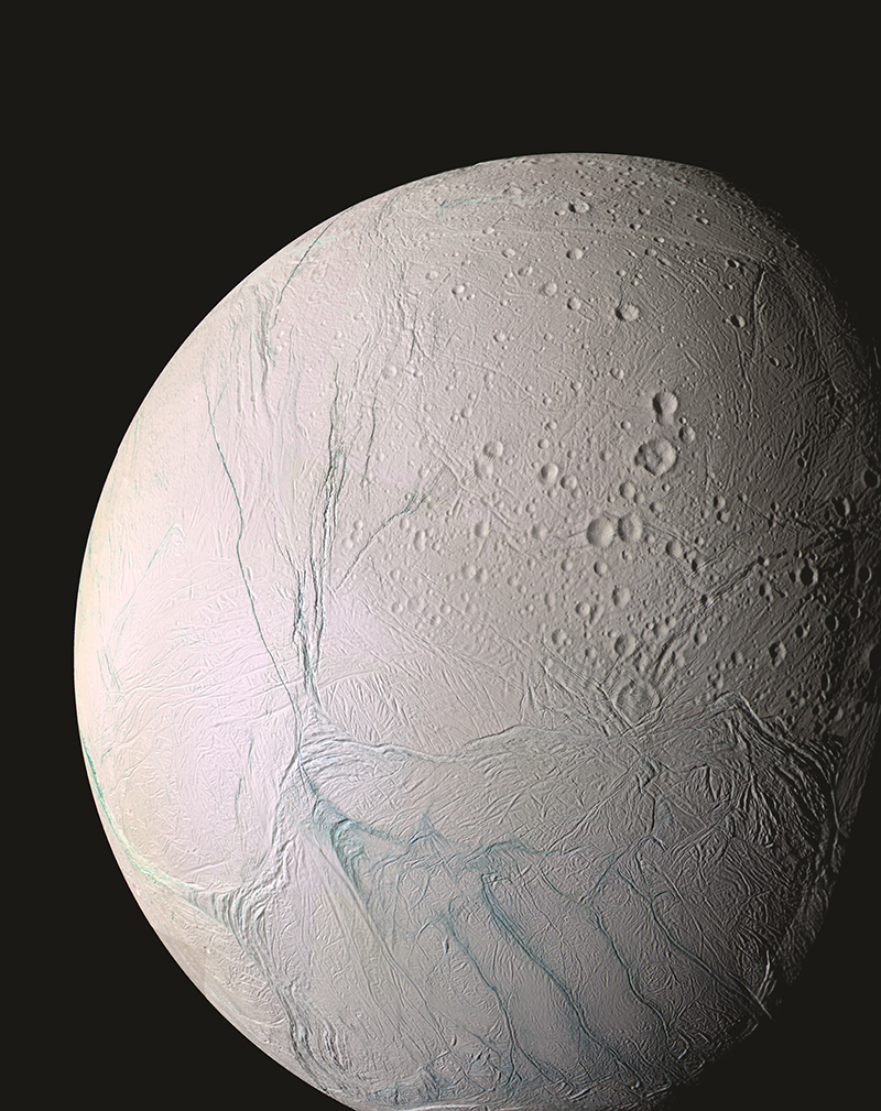 Enceladus, one of Saturn’s moons is surrounded by an icy crust. Beneath the surface lies a hidden ocean containing water, carbon dioxide and various salts. This mixture holds out the tantalising prospect that life might have evolved in the oceans, and alien organisms might be living underneath the ice. But finding them might be another matter. Imagine a life-hunting space probe landing in the middle of Antarctica. It would be easy to conclude that Earth is lifeless as that region is frigid and unfertile. Yet we know our planet is teeming with life. Any future visitor to Enceladus needs to know where to look. 