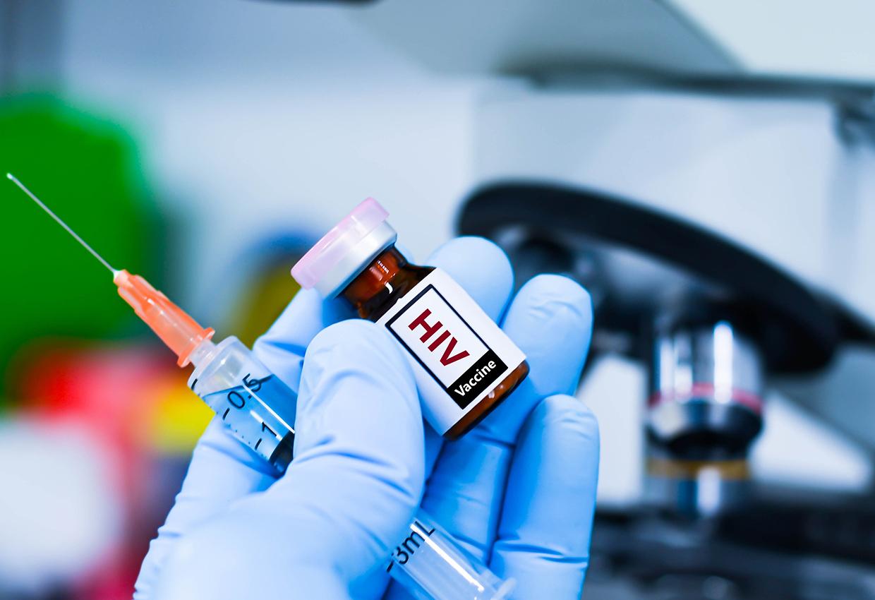 HIV-syringe