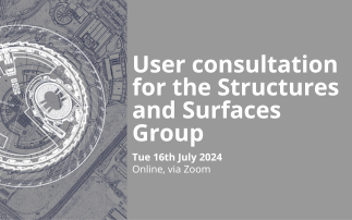 User consultation for the Structures and Surfaces Group
