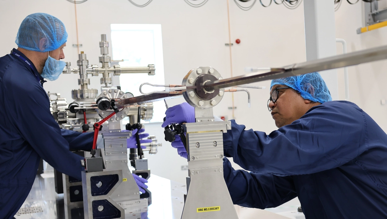 New vacuum assembly marks latest Diamond-II milestone