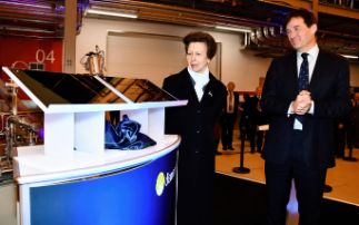 HRH The Princess Royal visits Diamond