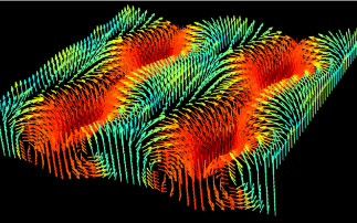 Similar vortices found in ferroelectric and ferromagnetic materials 