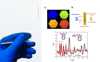 Novel Synthetic Approach towards Large-Sized Inorganic-Organic Hybrid Glass