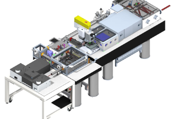 Schematic of B22 downstream endstation with the new nanoIR installation