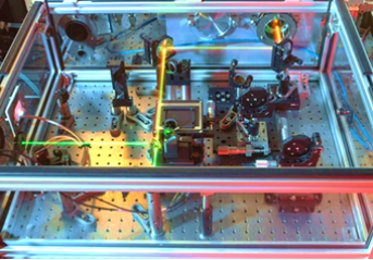 Beampaths by laser beams of Synchrotron AFM IR interferometer of B22 nanoIR
