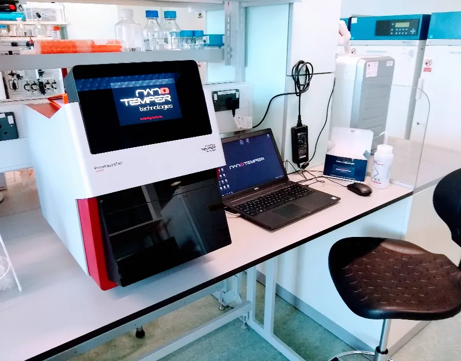 Nanotemper Prometheus to assess protein stability by nano-DSF