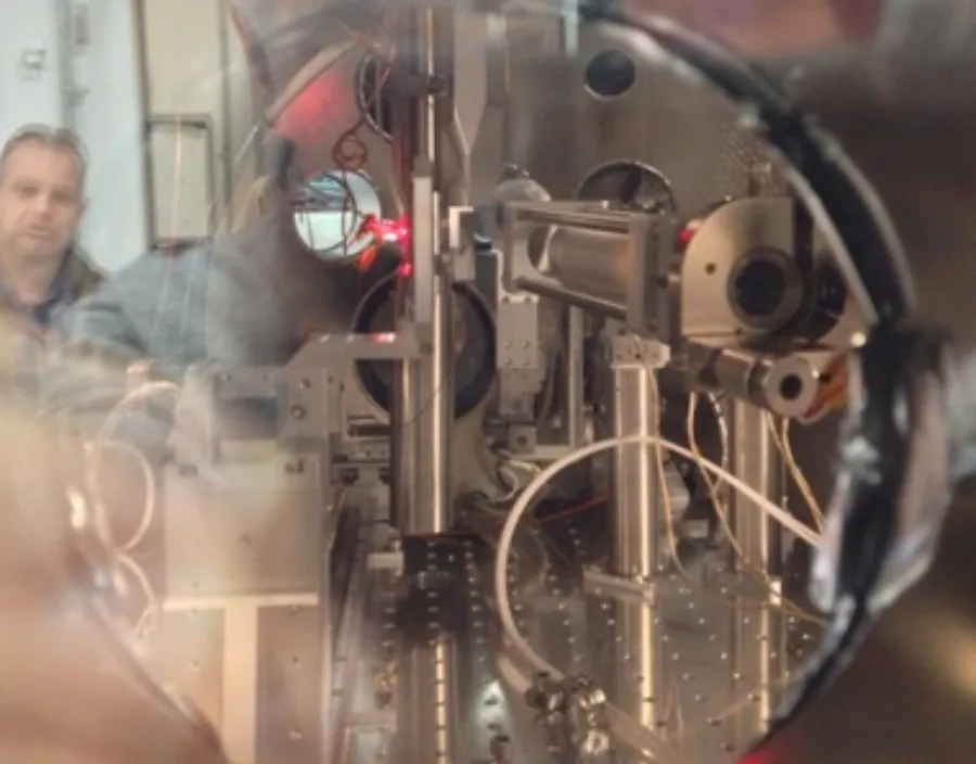 End station at the CXI beamline, LCLS, SLAC National Accelerator Laboratory, USA