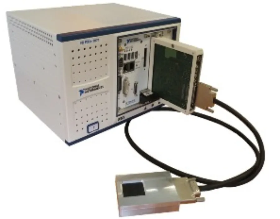 The Merlin detector developed as pilot project for the Excalibur detector. 