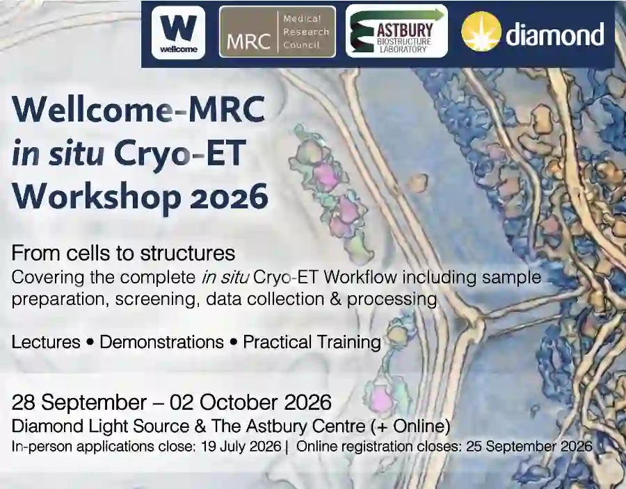 Click to read about the upcoming Cryo-ET Workshop.