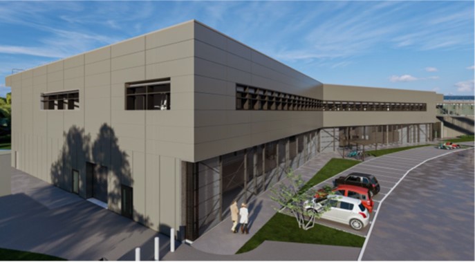 3D concept rendering of the DEB, courtesy of John Sisk & Son (Holdings) Ltd