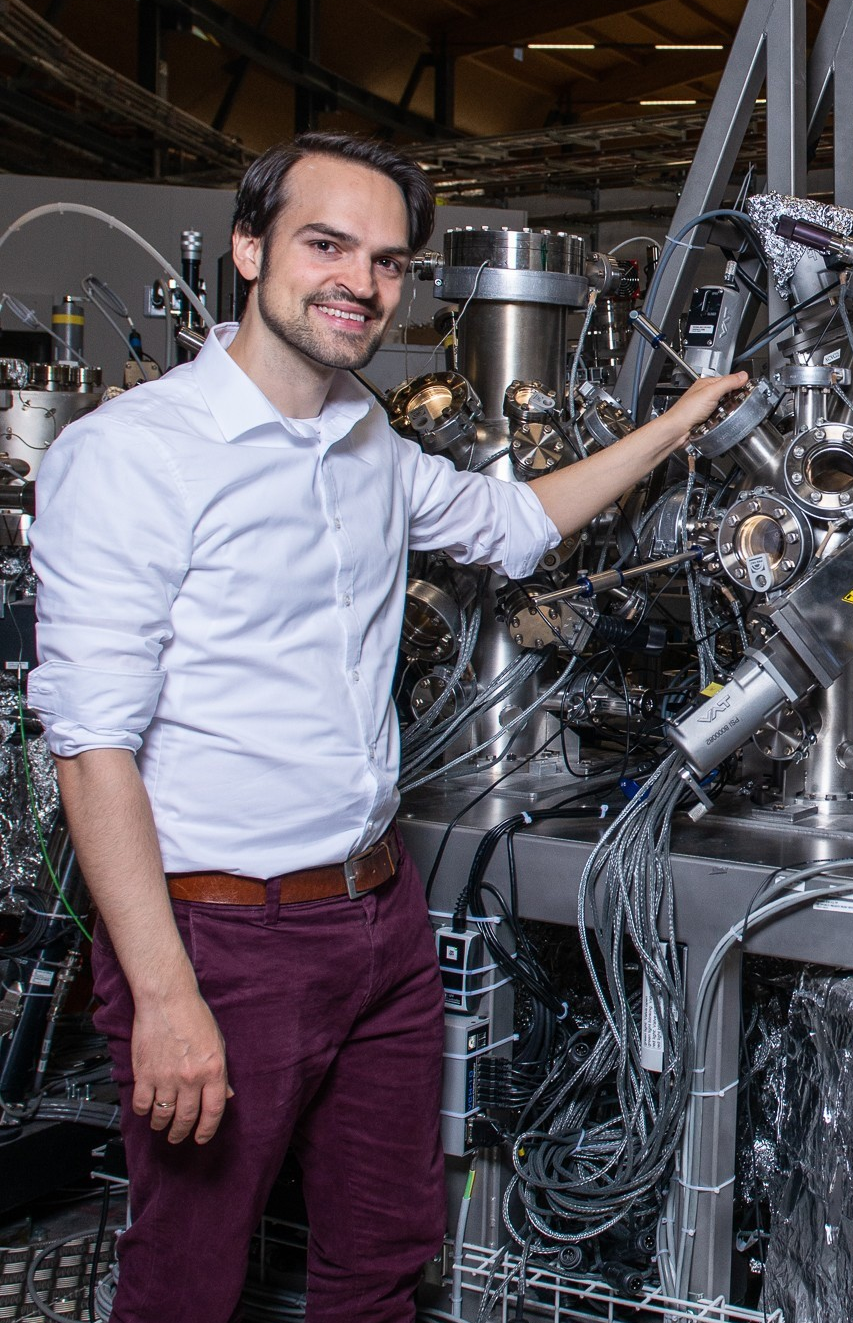 Niels Schröter, lead author of the study. (Photo: Paul Scherrer Institute/Mahir Dzambegovic)