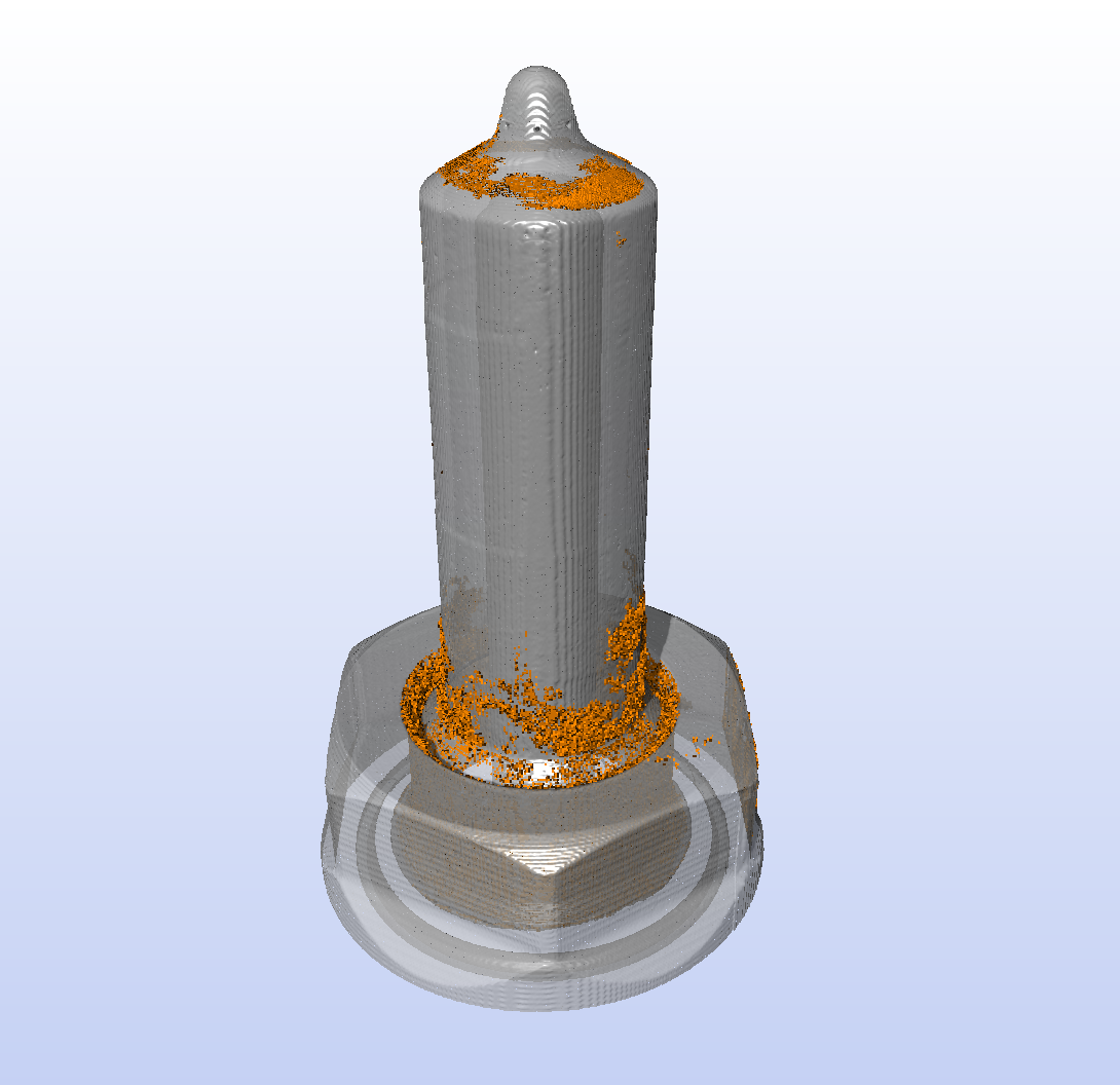 3D visualisation of a fuel injector