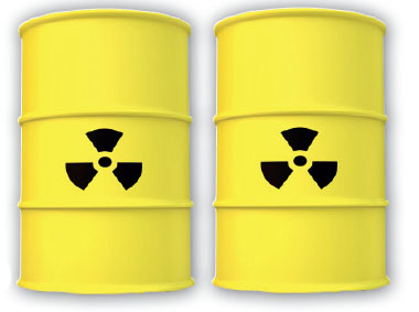 nuclear storage drums