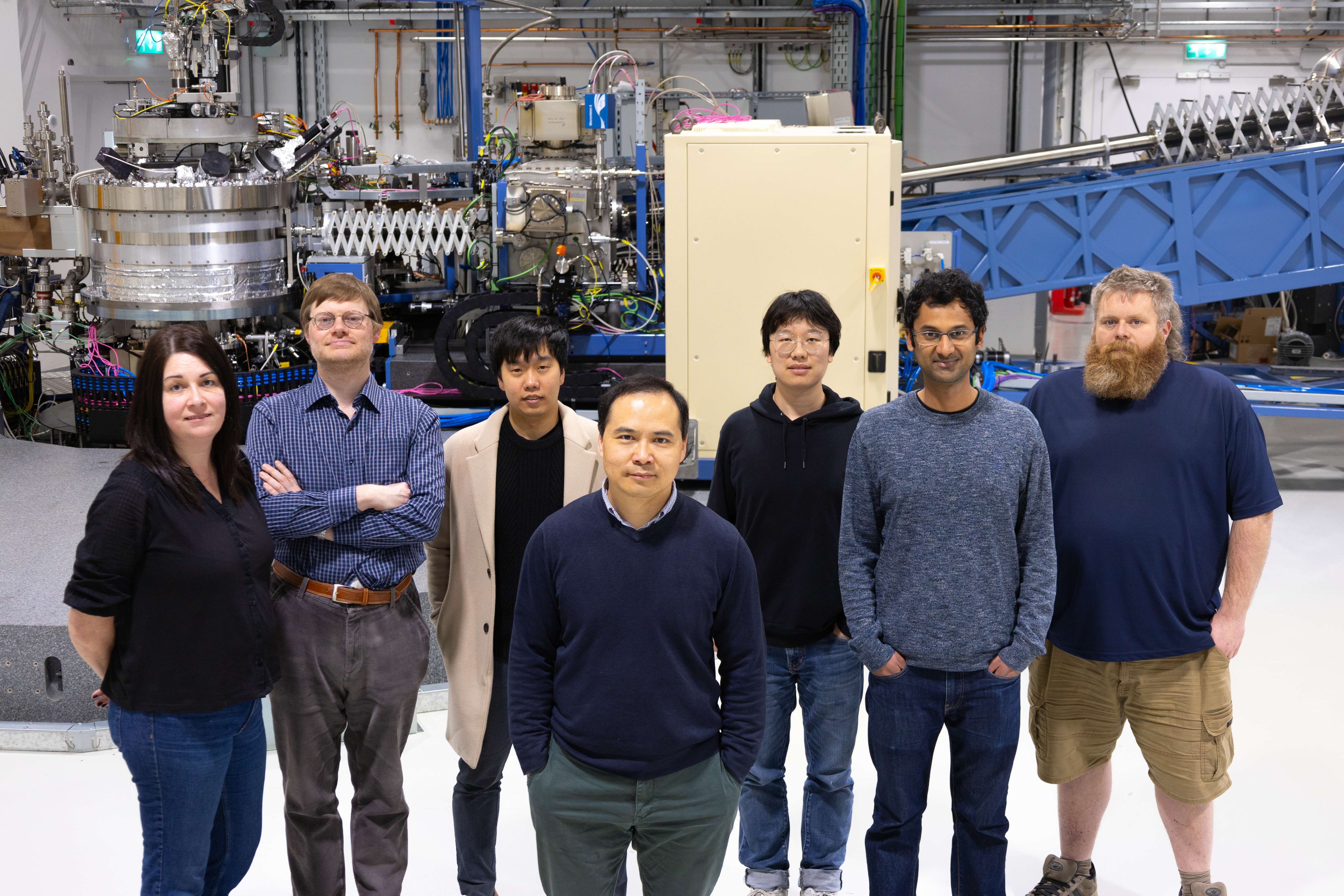 The I21 team: Mirian Garcia-Fernandez, Stefano Agrestini, Jaewon Choi, Kejin Zhou, Xiaoyang Chen, Sahil Tippireddy, Thomas Rice