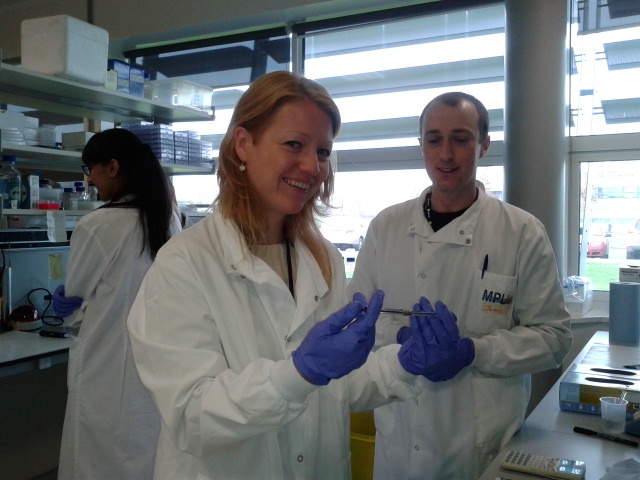 Practical session during the Membrane Protein Structure Determination Symposium.