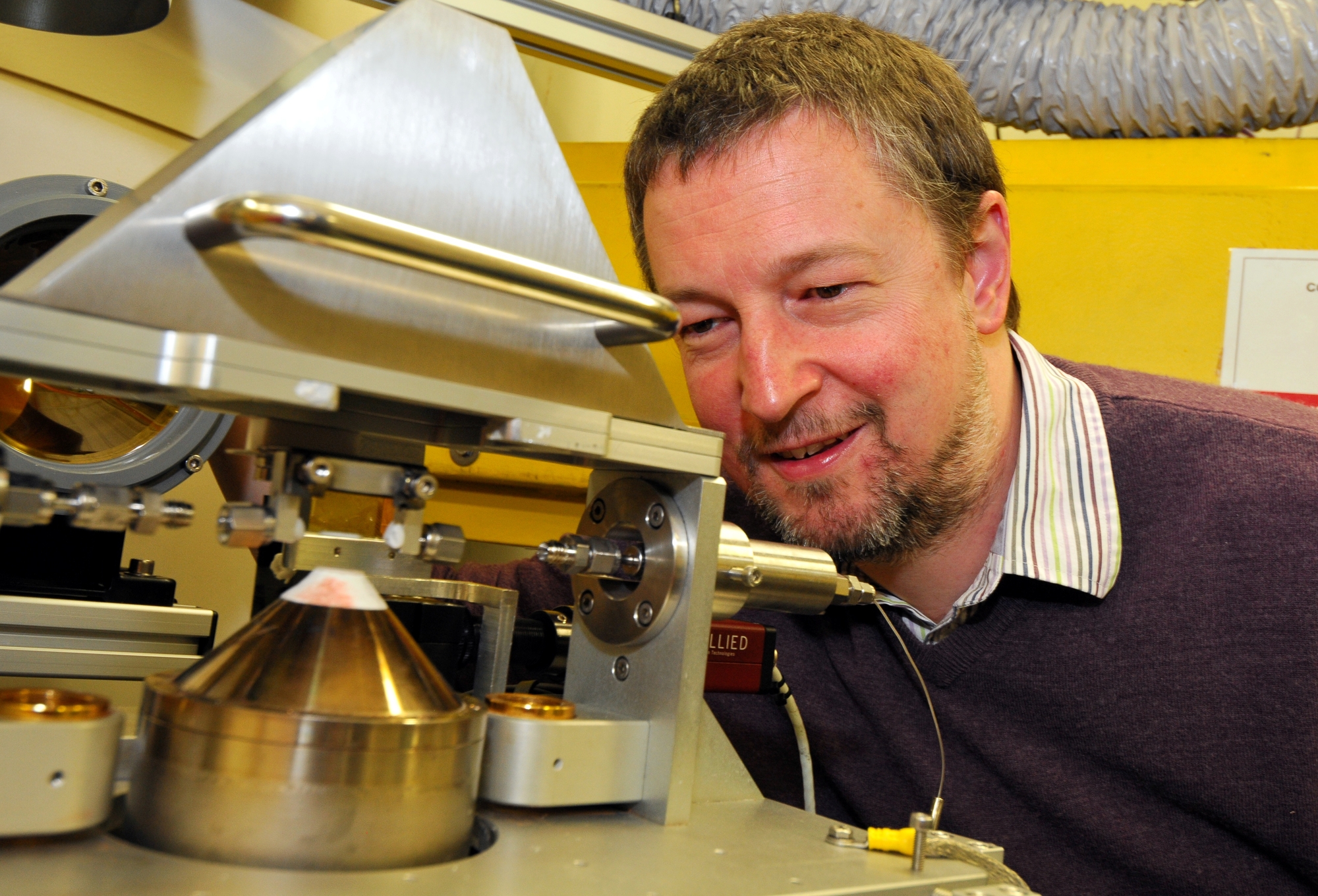 Andy Beale works at Diamond Light Source