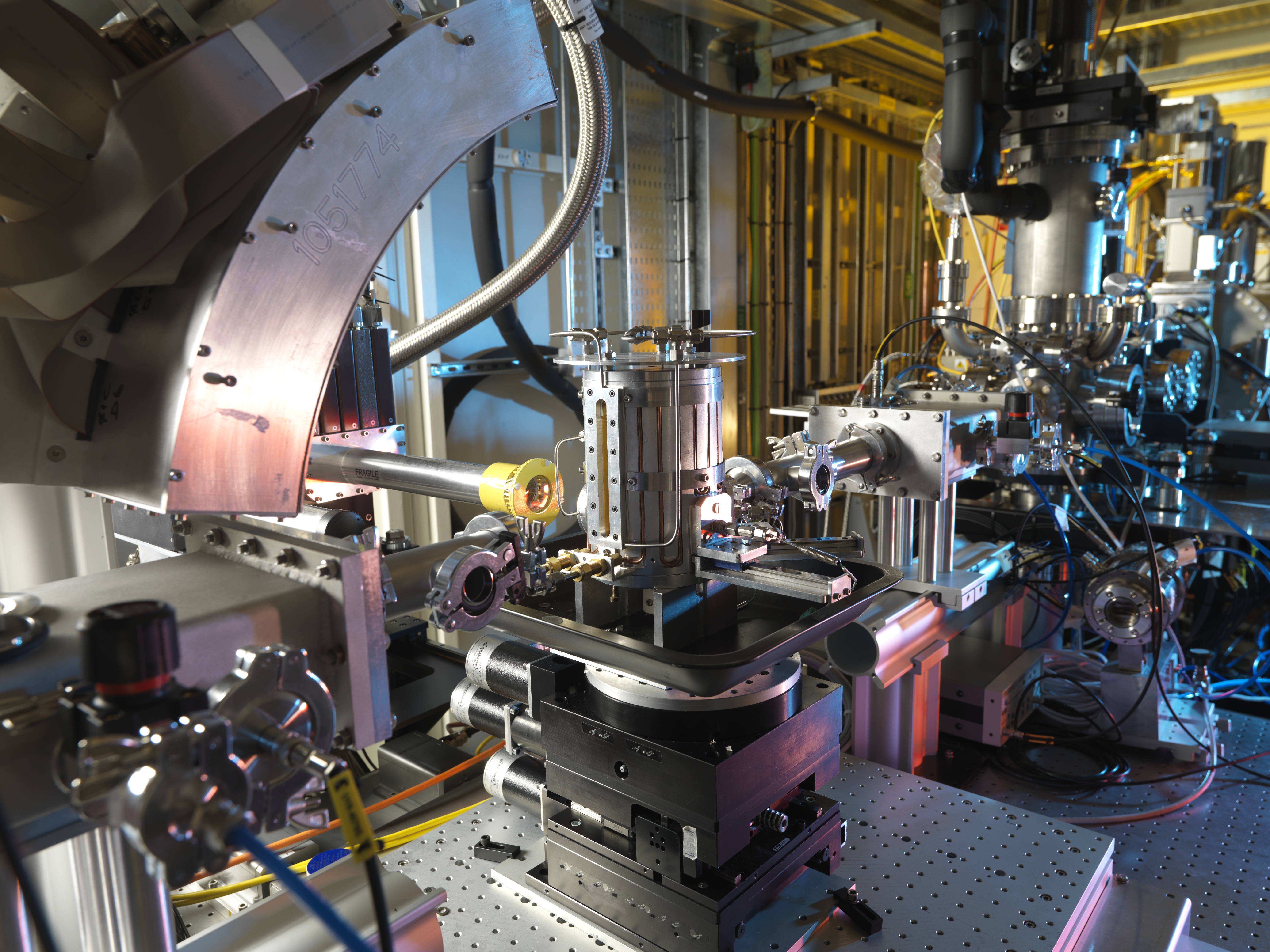 The Experimental Hutch of Beamline B18 at Diamond Light Source. Copyright of Diamond Light Source Ltd.