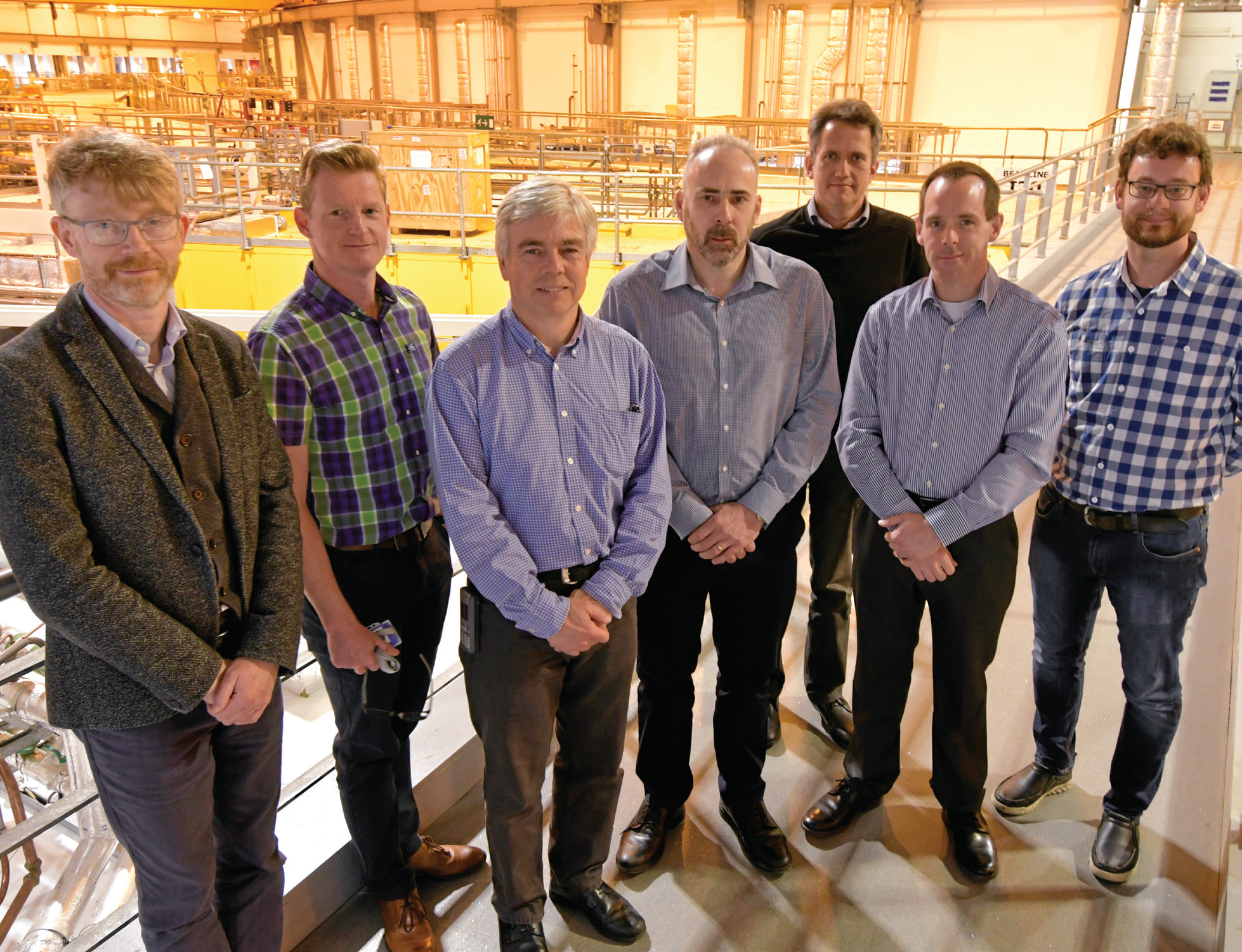 Scientific Software, Controls and Computation (SSCC) Management Team, from left to right: Joe Handford, Simon Lay, Austen Rose, Mark Heron, Alun Ashton, Andrew Richards, and Ulrik Pedersen.