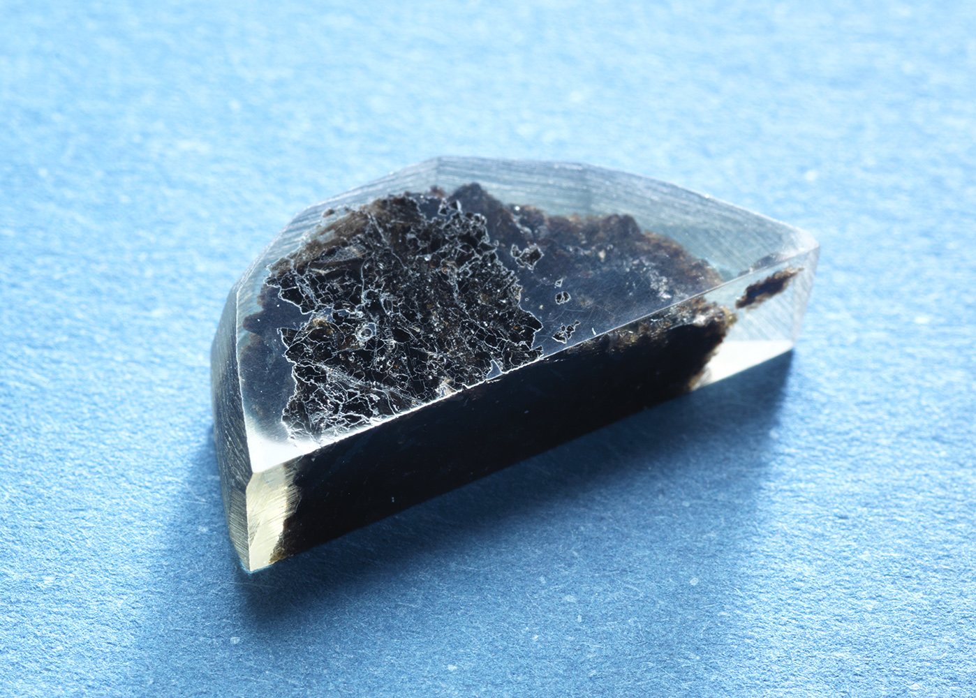 Moon rock sample from Dr Ryan Zeigler of NASA, studied at Diamond's B16 Beamline