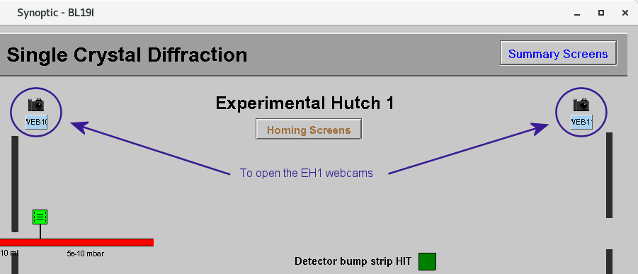 location of webcam in synoptic