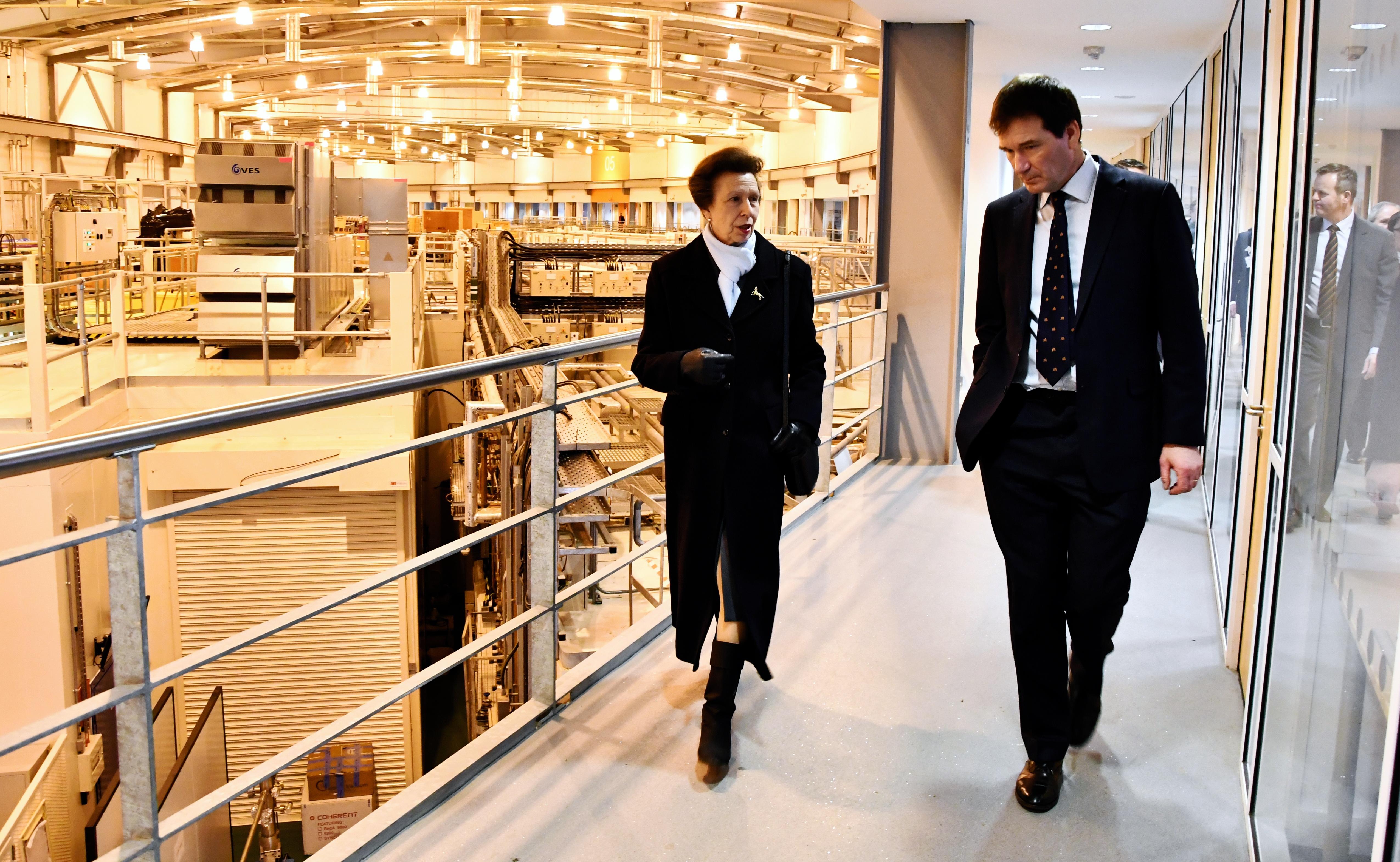 HRH The Princess Royal with Prof. Andrew Harrison