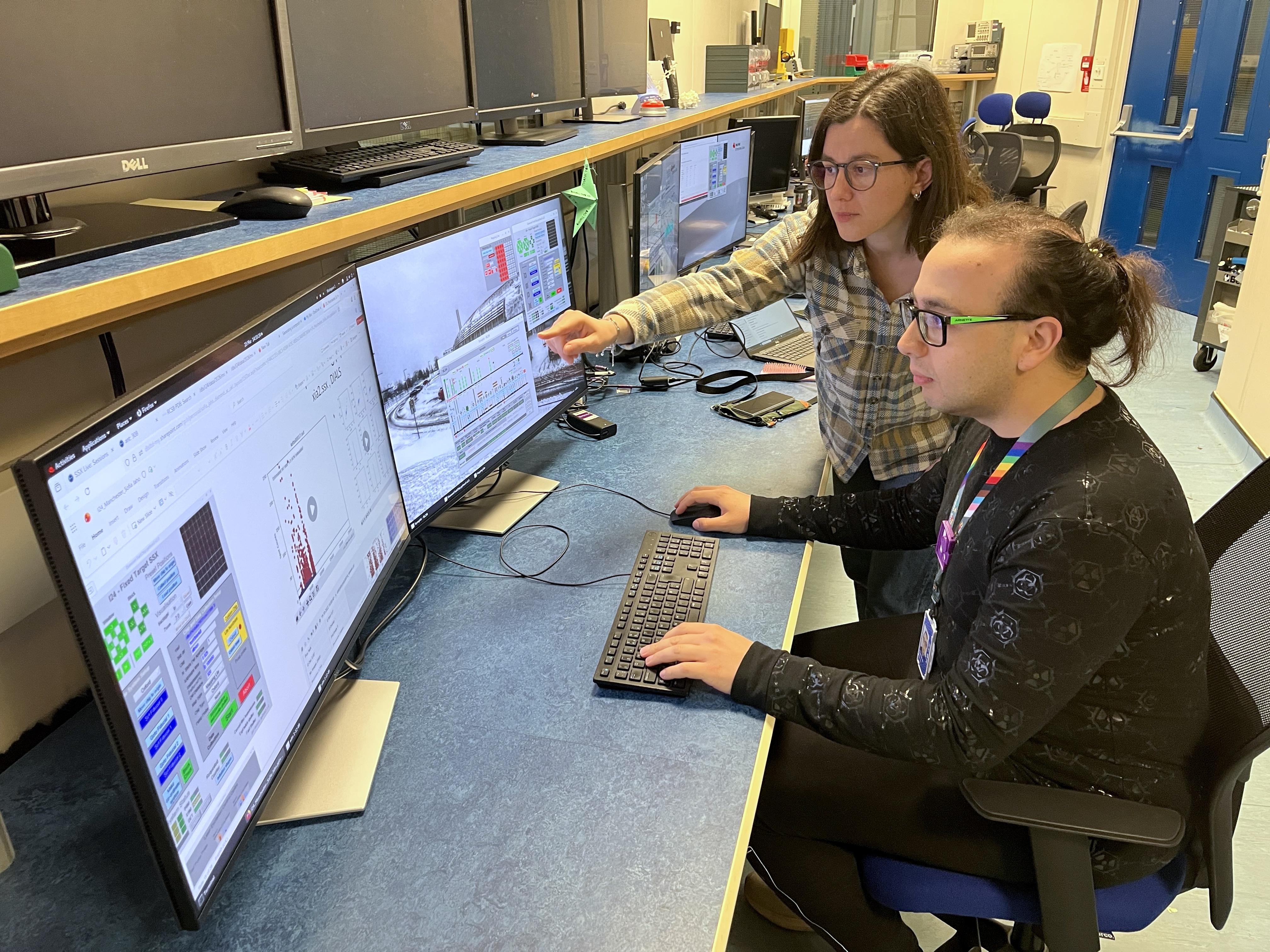 Dimitri working on GPU computing