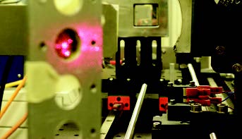 Figure 5: The Von Hamos spectrometer installed at B18.
