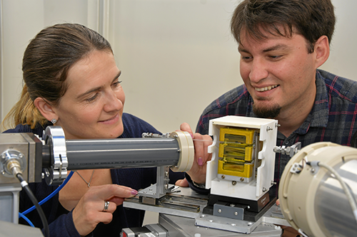 Anna at the beamline