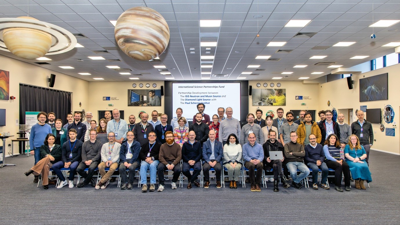 Meeting of members of the ISIS – Diamond – PSI partnership at the Rutherford Appleton Laboratory, 27-28 November 2024.