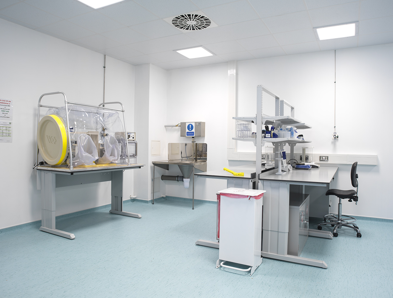 The Coy chamber inside the Active Materials Lab