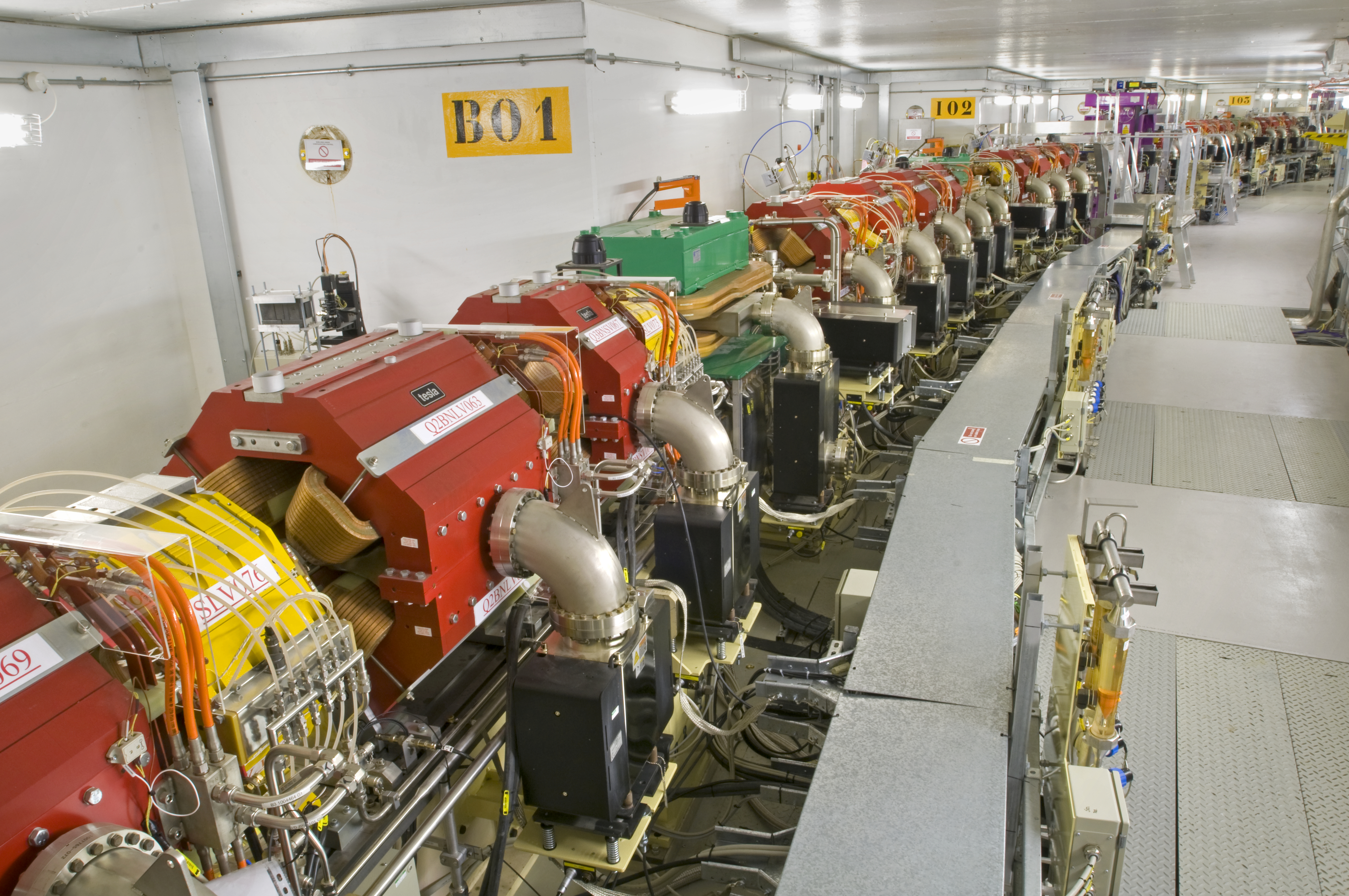 Particle Accelerator at Diamond Light Source. Copyright Diamond Light Source Ltd.
