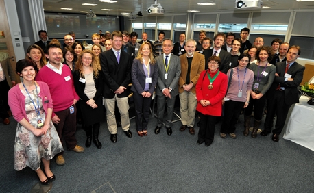 Official visit by the Italian Ambassador Pasquale Terracciano, and his wife Karen Terracciano, and Roberto Di Lauro, Italian Scientific attache.
