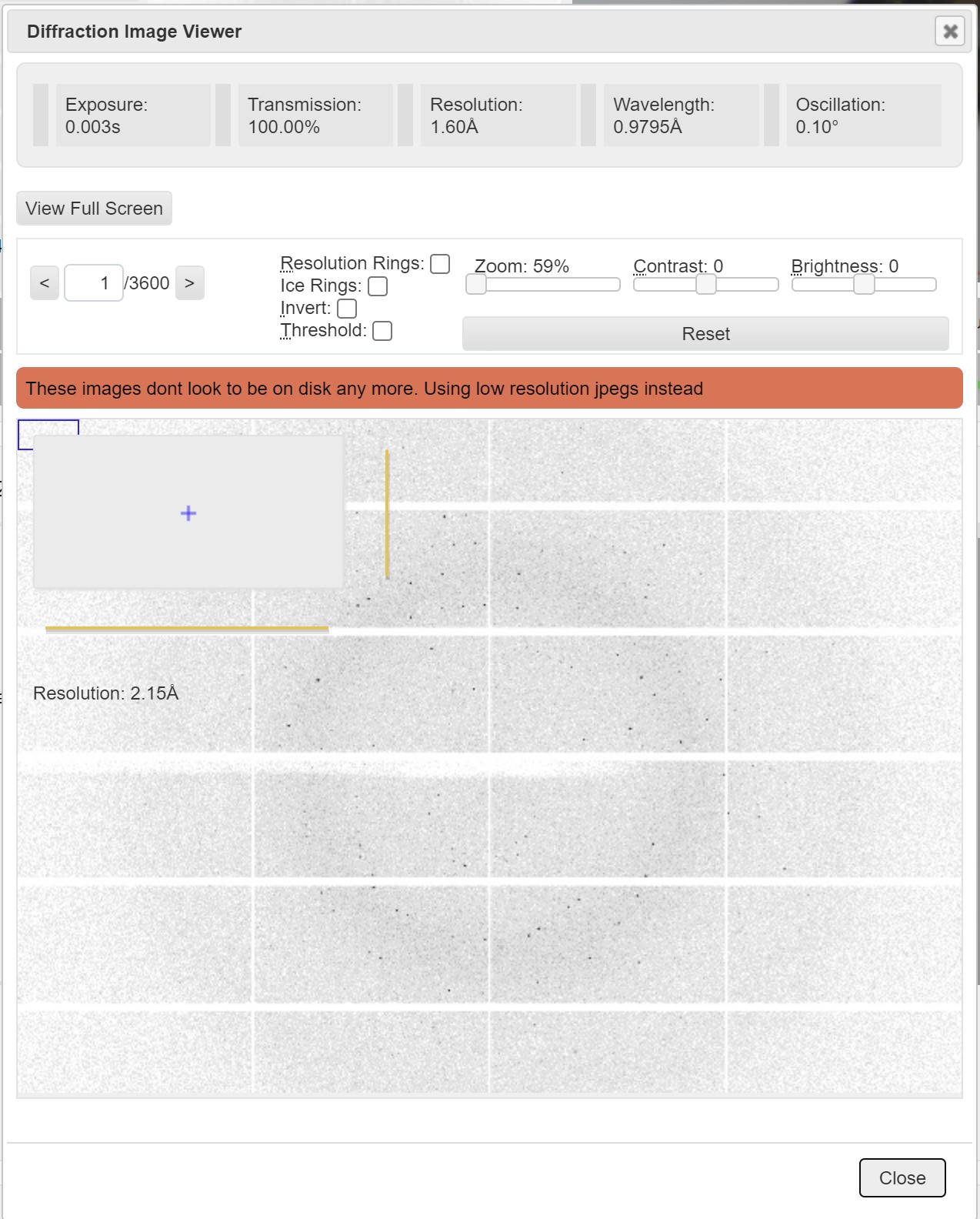 diffraction_images missing