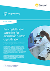 Case study: Pre-crystallisation screening for membrane protein crystallisation