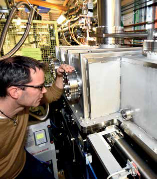 Figure 1: PBS Thomas Sorensen on the VMXi beamline.