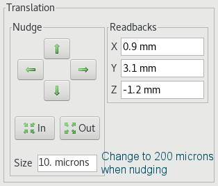 crystal translation controls