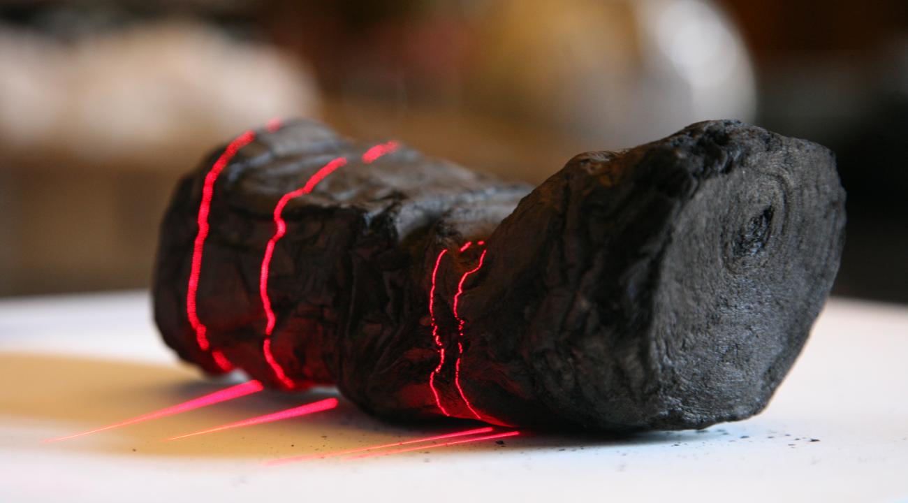 Herculaneum scroll being scanned at Institut de France by Brent Seales and his team. Credit: EduceLab.