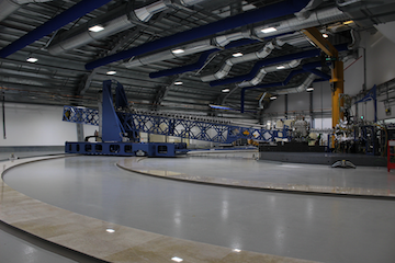 Part of the resonant inelastic x-ray scattering (RIXS) instrument at Diamond that was used to uncover secrets of the world’s thinnest superconductor. 