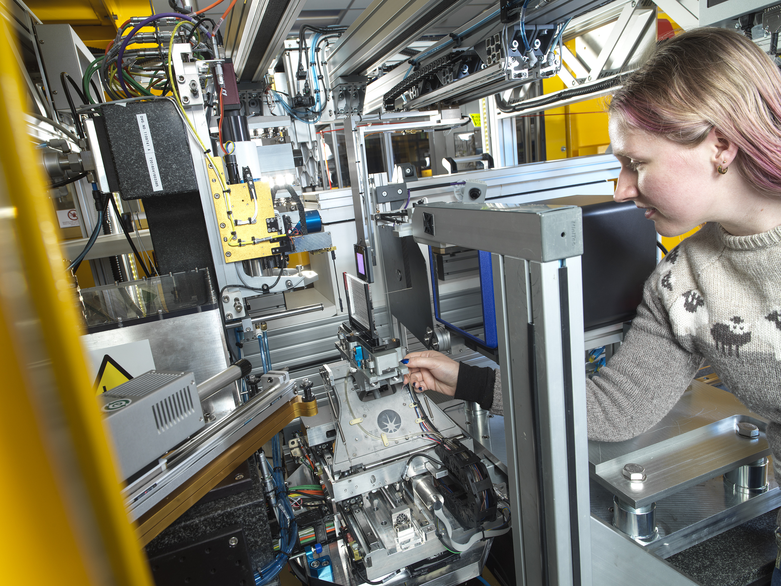 Amy working on VMXi