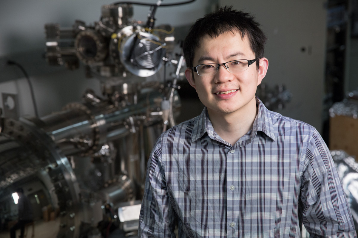 Zhongkai Liu, a graduate student with the Stanford Institute for Materials and Energy Sciences (SIMES), and one of the key authors on the paper.