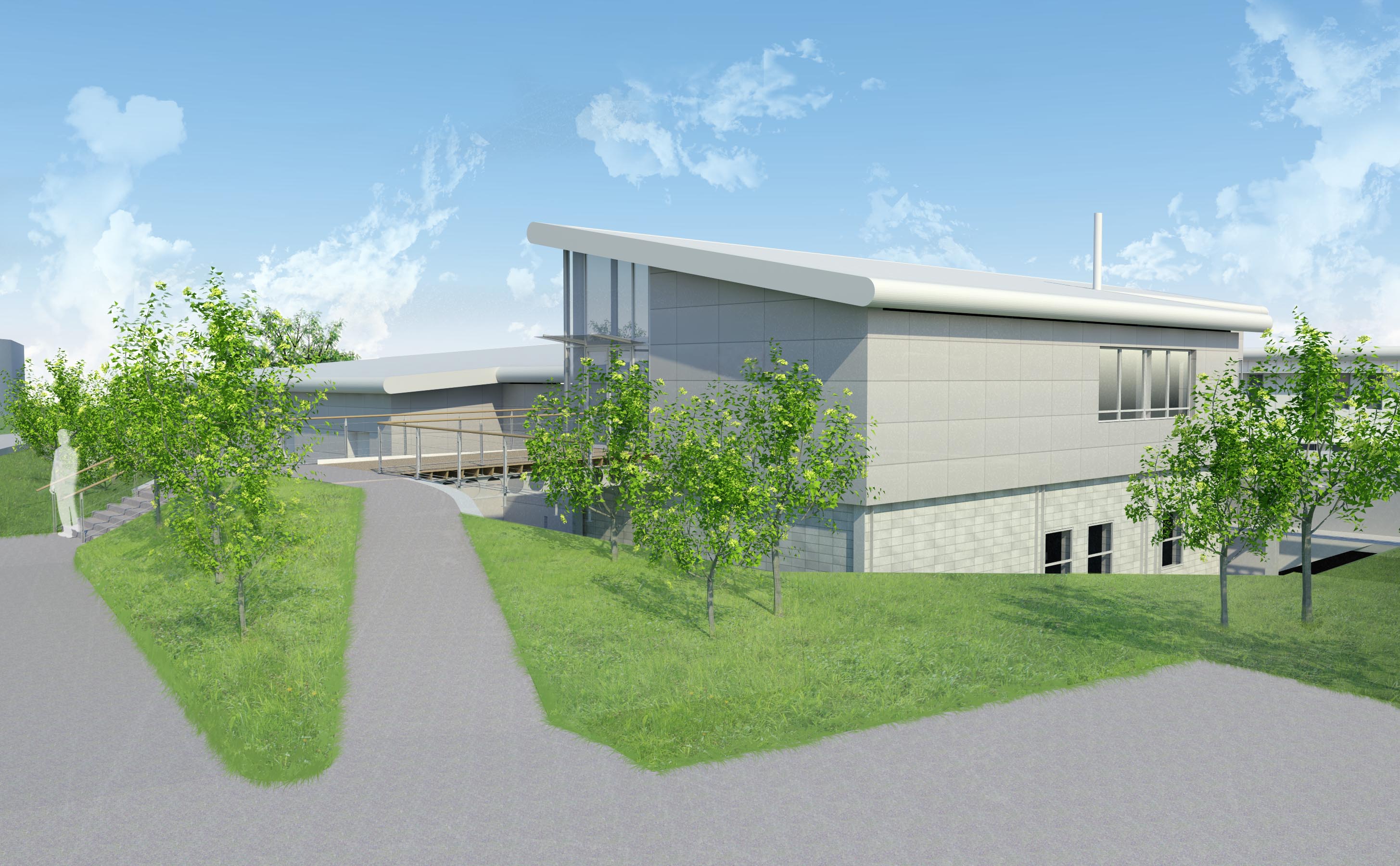 An artist's impression of Diamond's new I14/Cryo EM facility