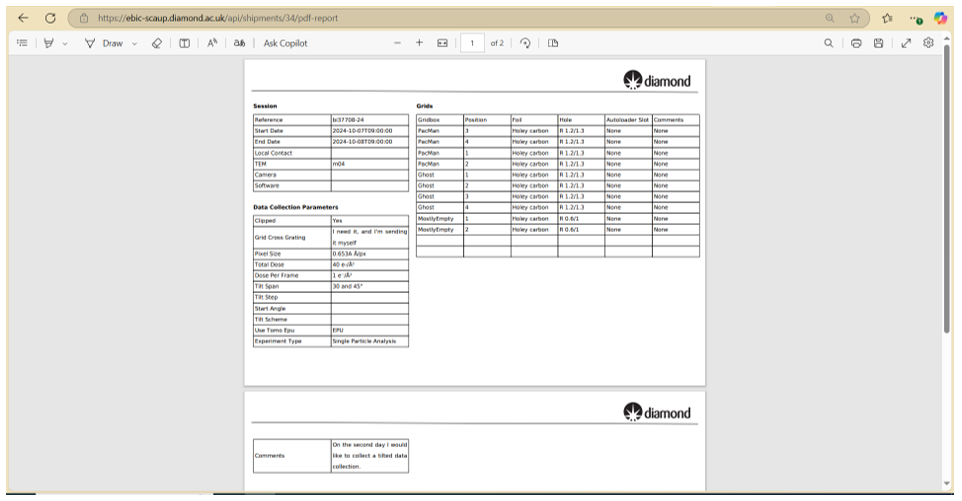 Scaup - pdf report