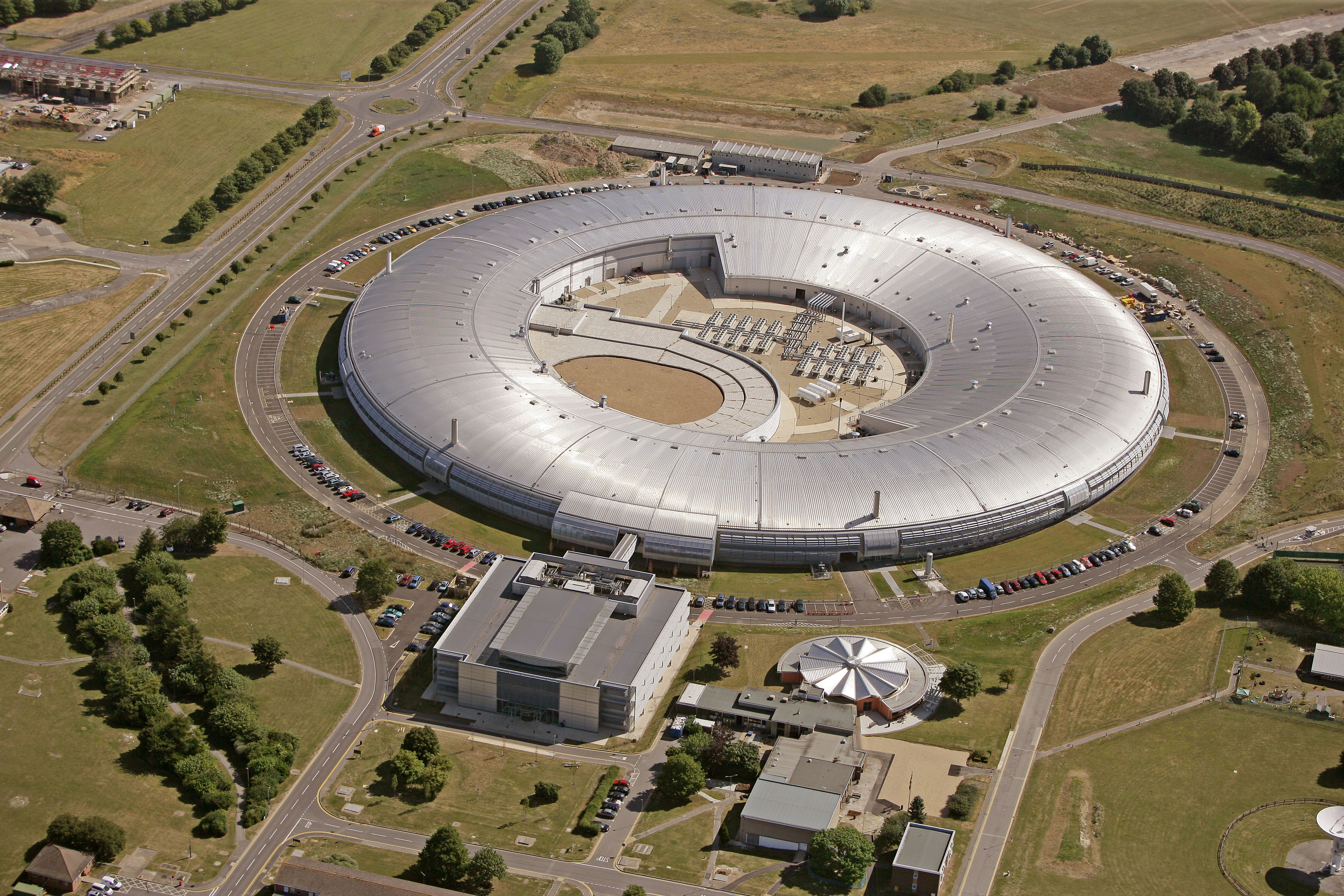 An aerial view of Diamond Light Source