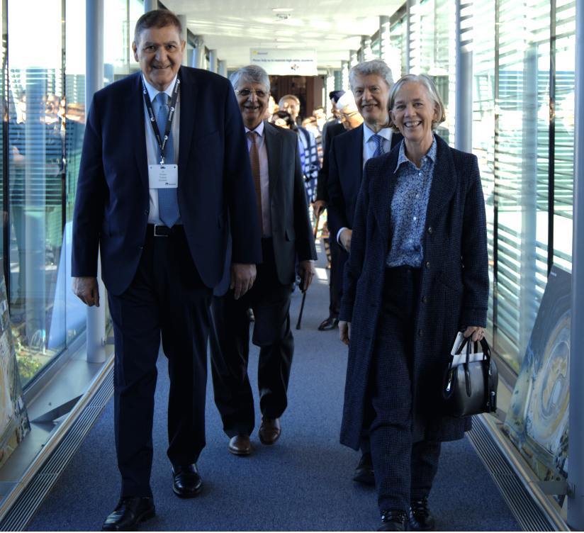Dr Khaled Toukan, Professor Samar Hasnain, Gianluigi Botton and Dame Angela McLean