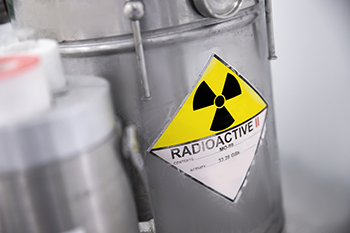canister containing radioactive materials