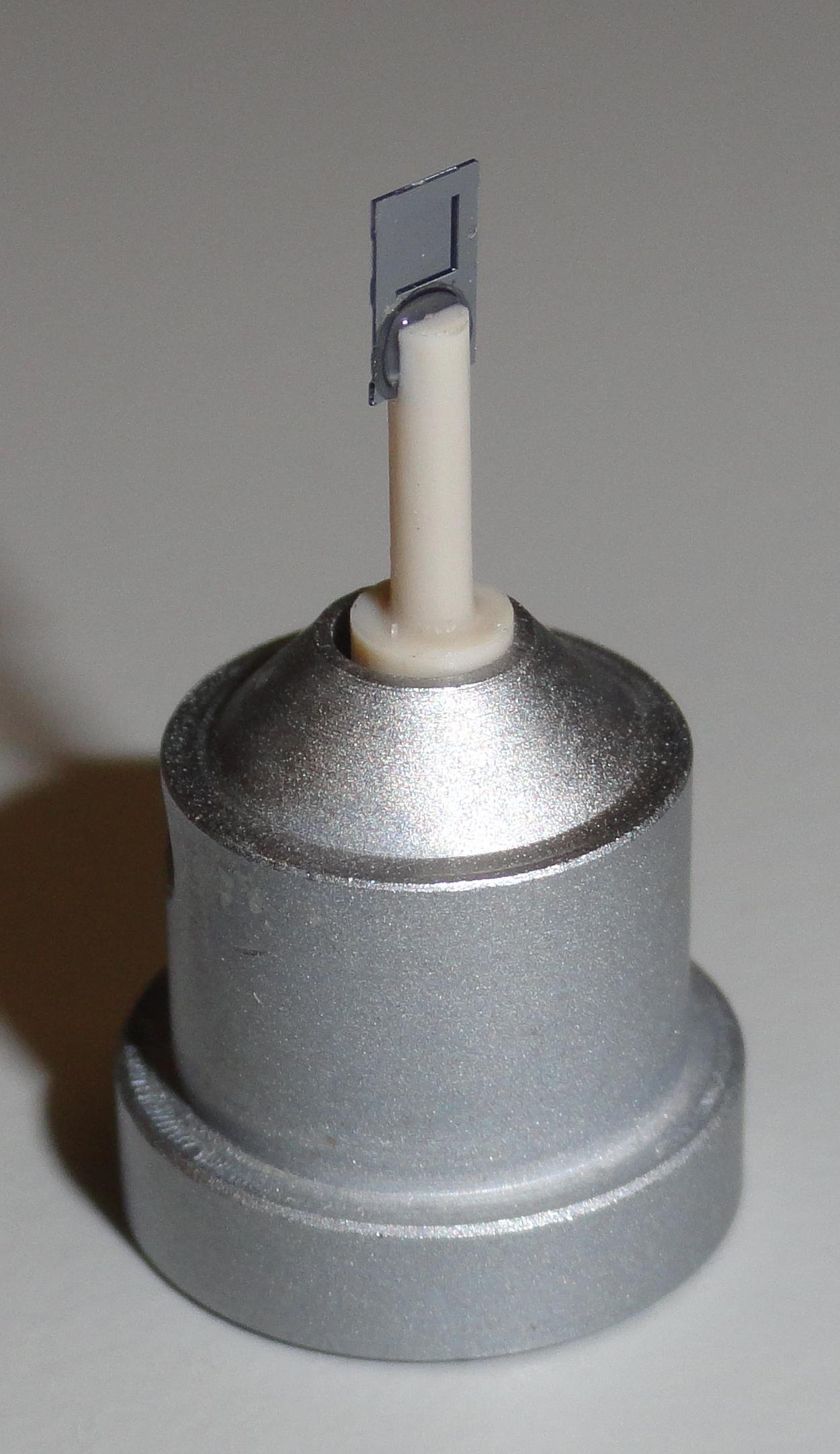 ChipHolder: 'The microcrystals arrange themselves in an array of holes at 20 micrometres distance, courtesy of DESY'